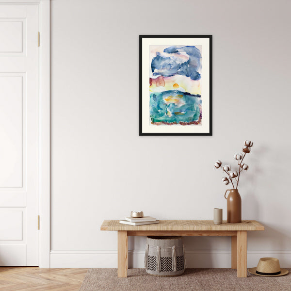 Orange Sunrise Deal Pier Painting by Stephanie Fuller Artist
