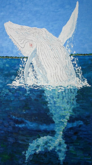 Migaloo and Shark