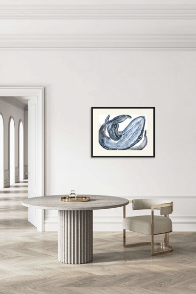 Humpback Whale Painting Watercolour by Stephanie Fuller Artist